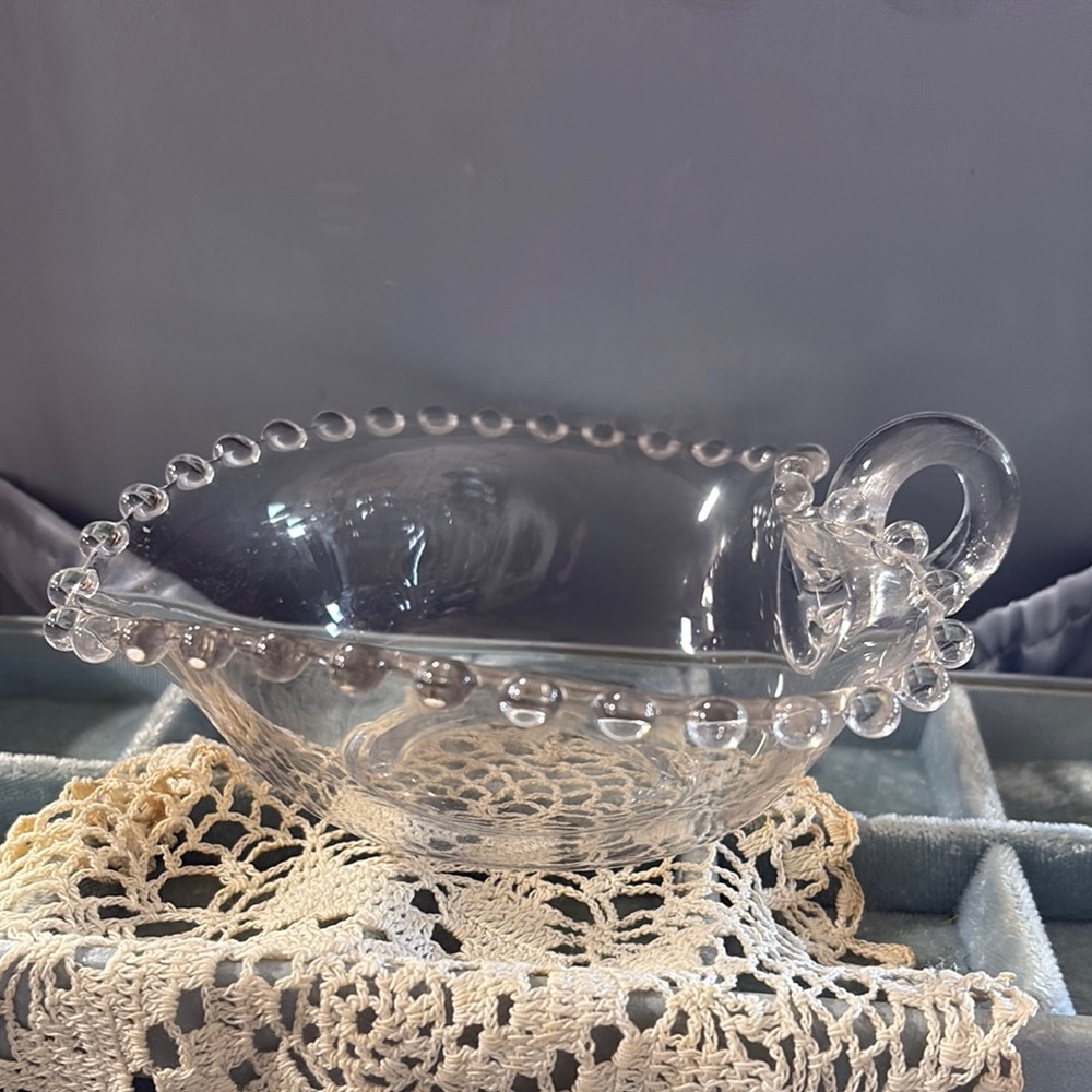 Imperial Glass Candlewick Heart Shaped Bowl
10